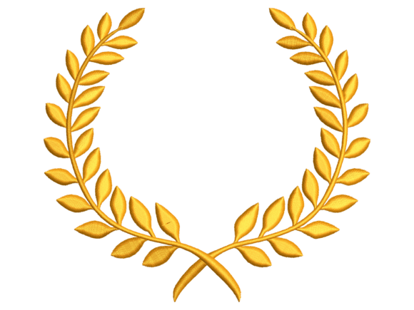 Download Golden Leaf Wreath Frame - Old Collection