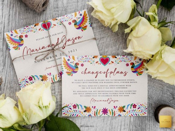 Download Mexican Theme Save the Date Card - Save Collection