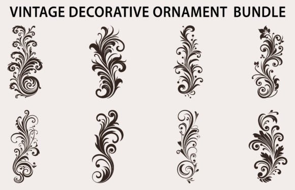 Download Set of Calligraphic Vintage Elements - Vintage Collection