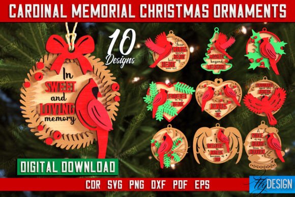 Download Cardinal Memorial Christmas Ornaments - Ornaments Collection
