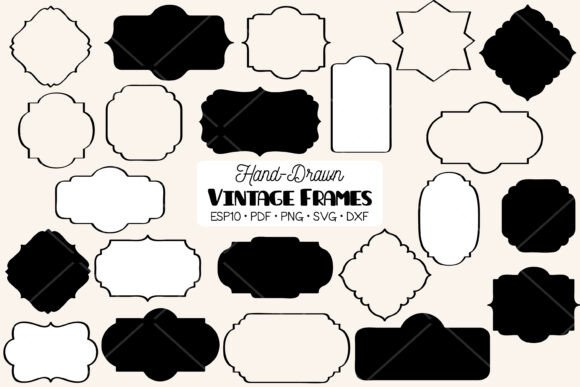 Download Vintage Frames | Decorative Border Label - Vintage Collection